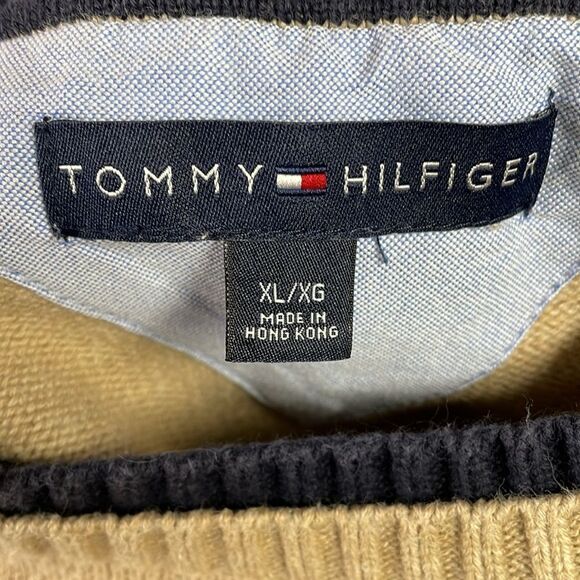 Tommy Hilfiger Men’s Pullover Sweater, Size XL, Tan - Picture 5 of 5